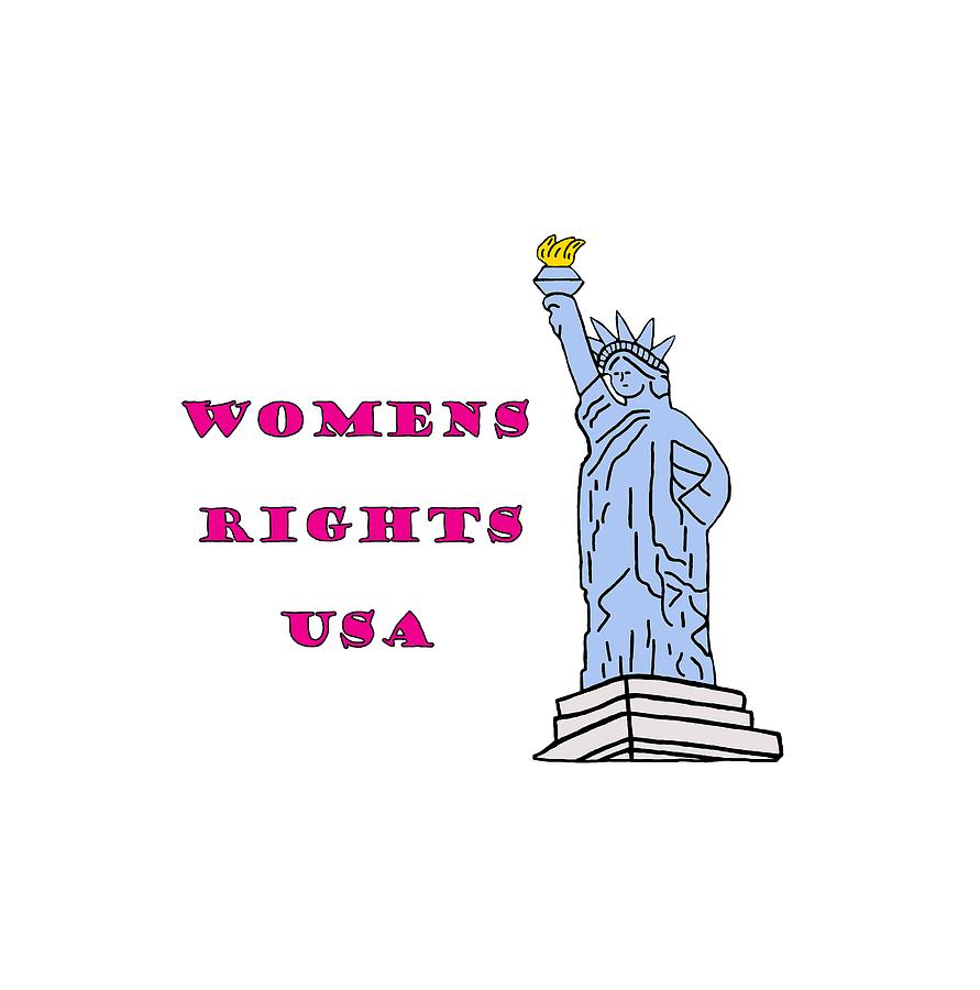 Women's Rights USA Drawing by For Licensing By Raven Marie