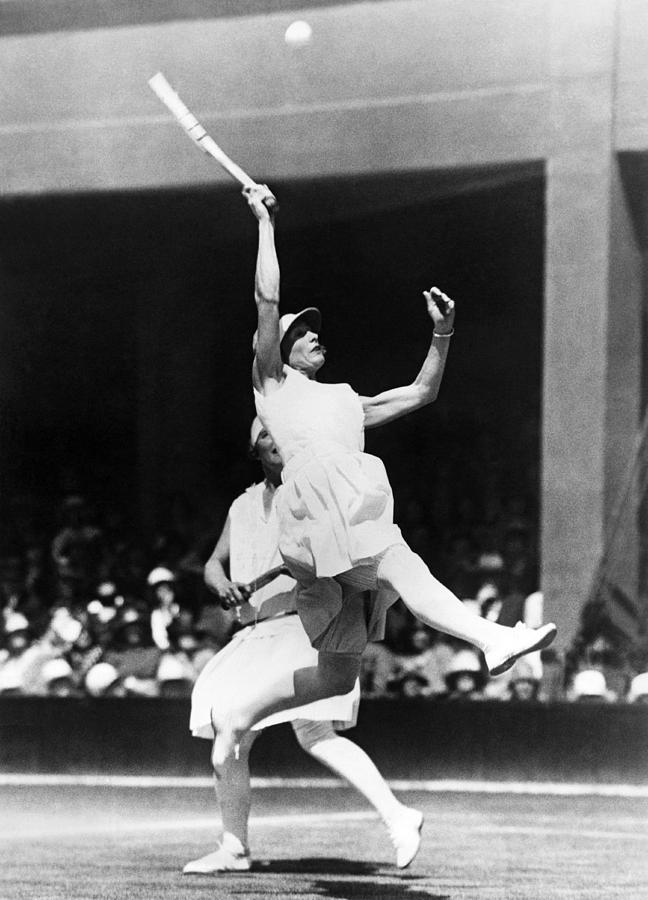 Womens Tennis At Wimbledon Photograph by Underwood Archives
