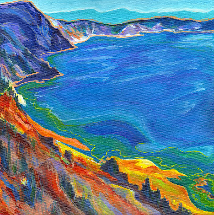 Wonder Lake  Painting by Tanya Filichkin