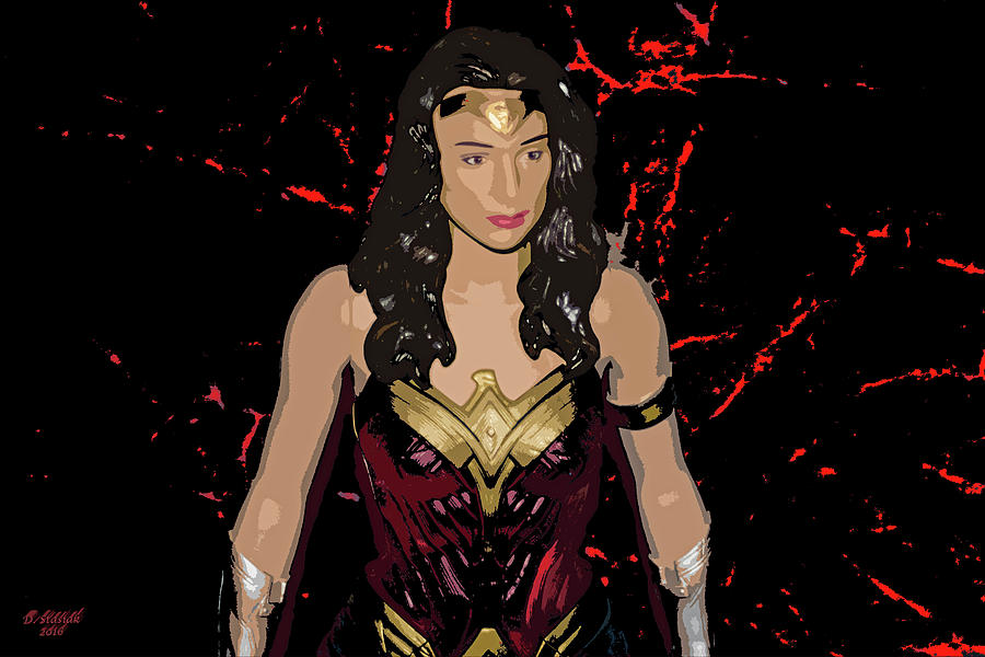 Wonder Woman Digital Art by David Stasiak