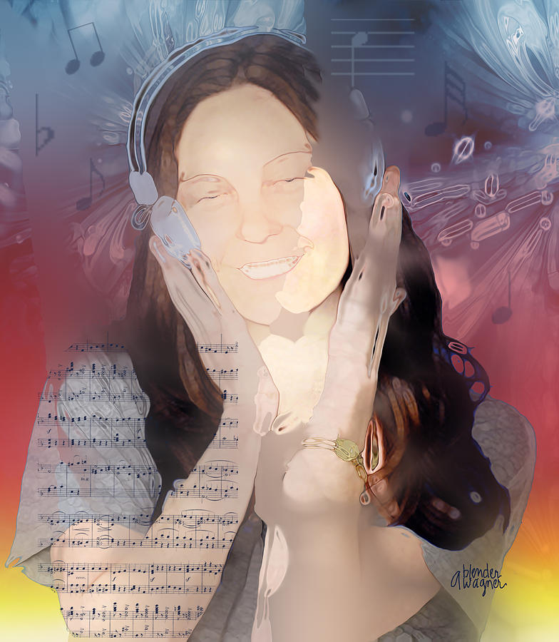 Wonderful Sounds Of Music Digital Art by Arline Wagner
