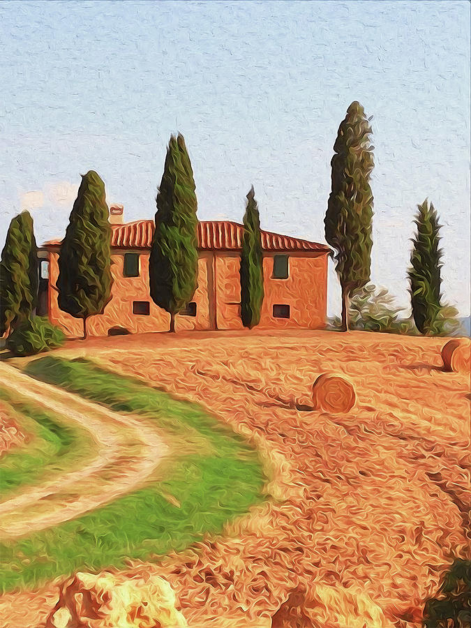 Wonderful Tuscany, Italy - 02 Painting by AM FineArtPrints