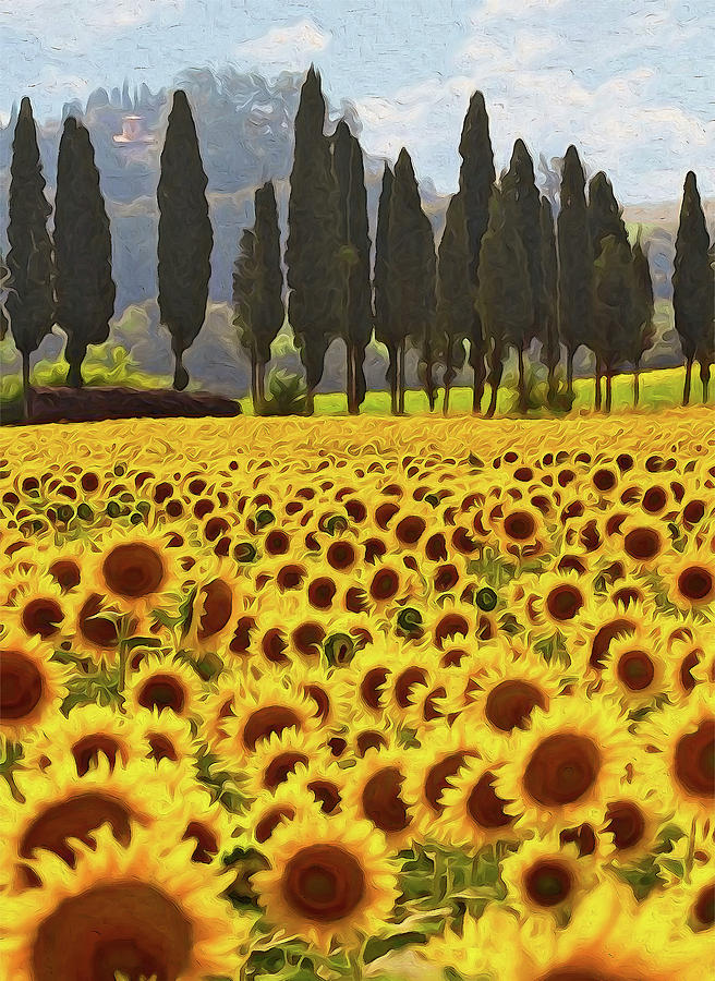 Wonderful Tuscany, Italy - 06 Painting by AM FineArtPrints