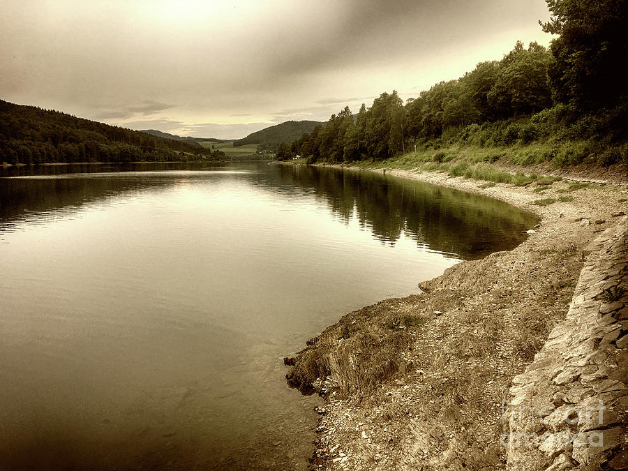 Wonderfully calm lake -  Wundervoll ruhiger See Photograph by Eva-Maria Di Bella