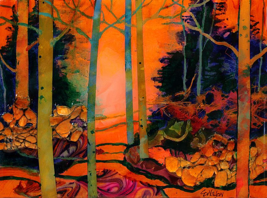 Tree Painting - Wonderland by Carol Nelson