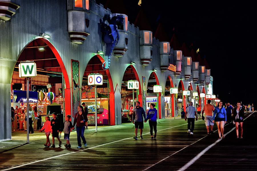 Summer Photograph - Wonderland Pier Ocean City, NJ by James DeFazio