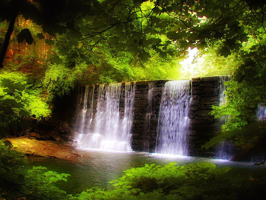 Philadelphia Photograph - Wondrous Waterfall by Bill Cannon