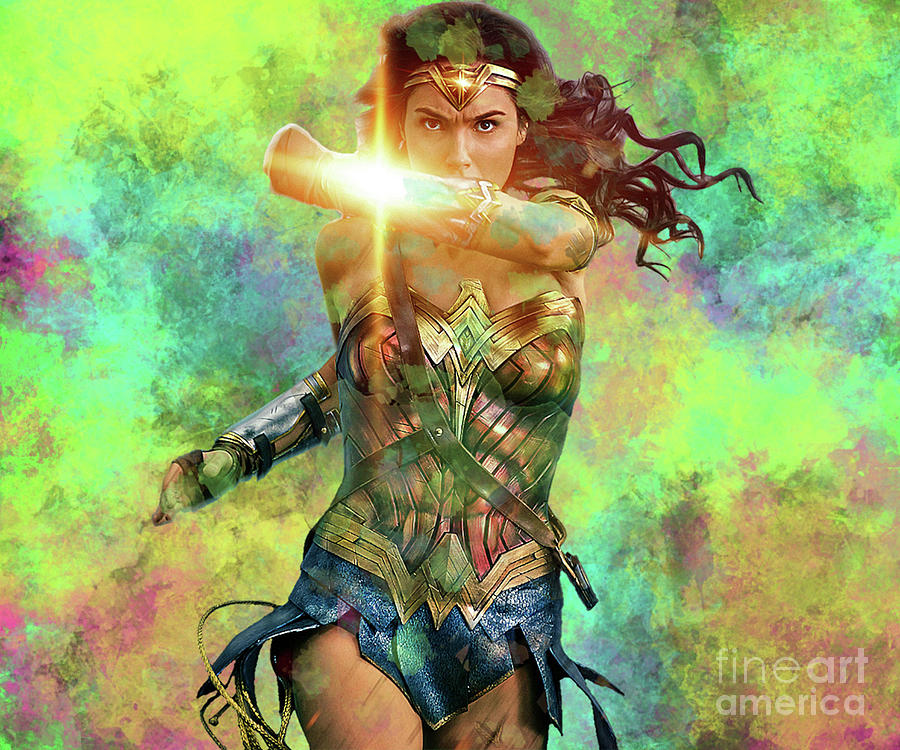 Wonderwoman Digital Art by Steven Parker