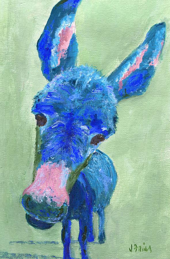 Animal Painting - Wonkey Donkey by Jamie Frier