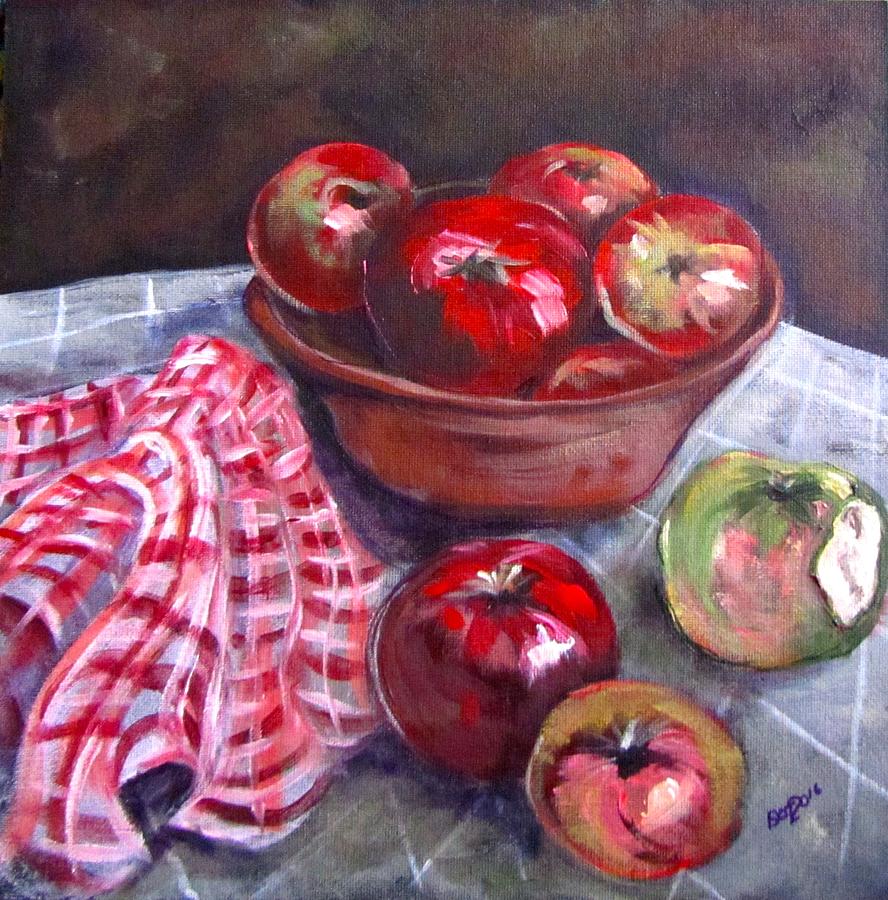 Wont You Try My Apples My Dear? Painting by Barbara OToole