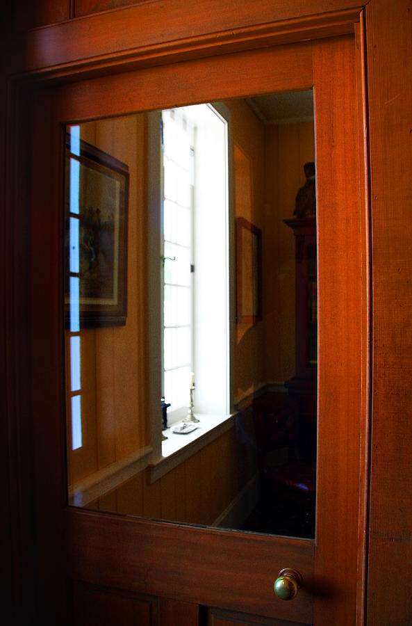 Wood Door Photograph - Wood and Glass Door by Joanne Coyle