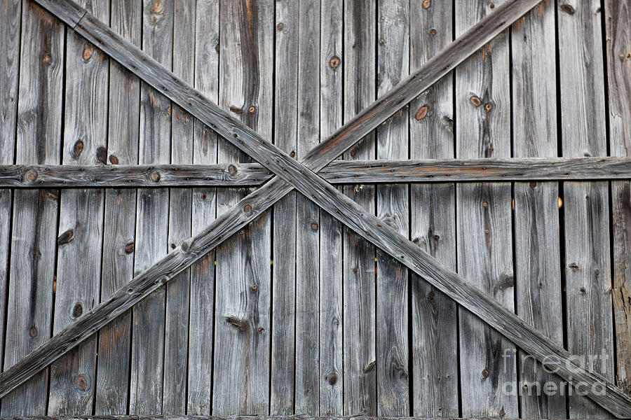 Wood Barn Door Photograph