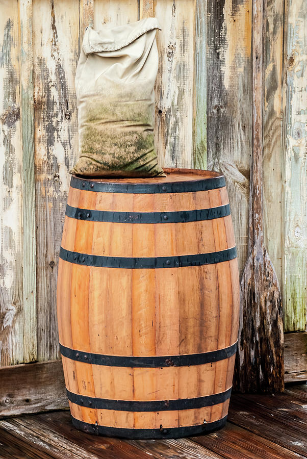 Wood Barrel Photograph by Pamela Williams