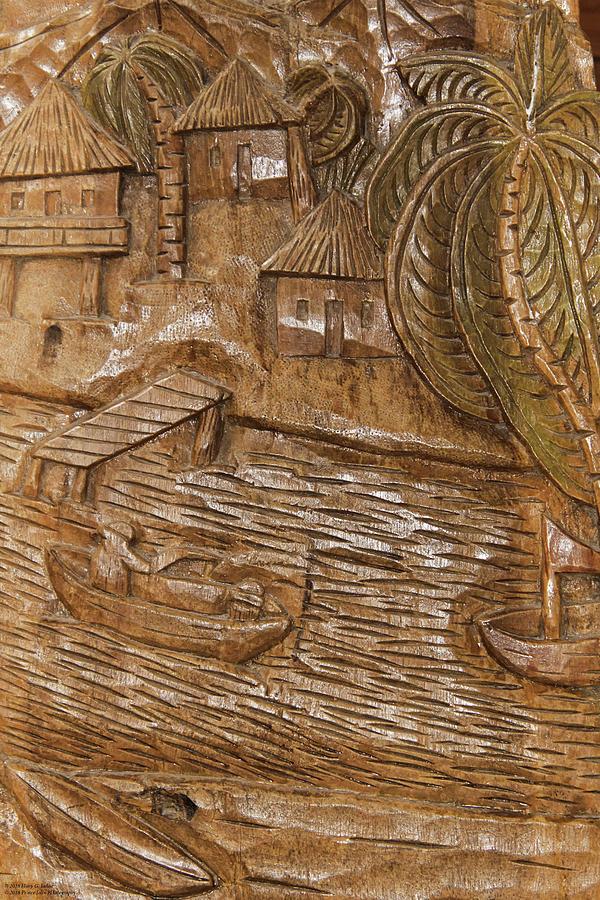 Wood Carvings At Atolera Yoselin - 3 Photograph by Hany J