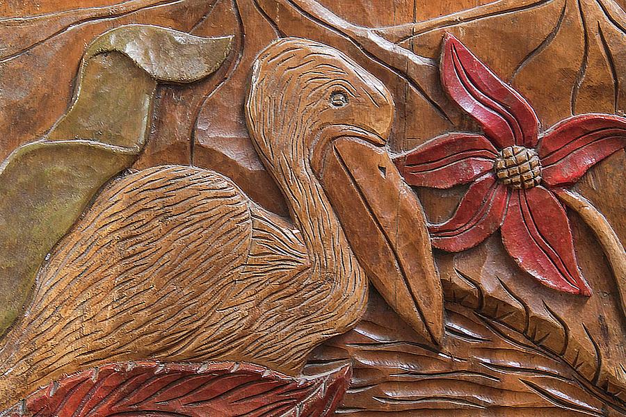 Pattern Photograph - Wood Carvings At Atolera Yoselin - 5 by Hany J