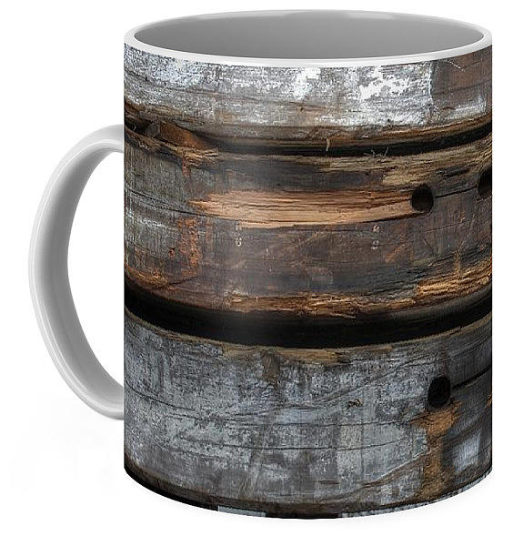 Wood coffee mug Photograph by Jane Linders