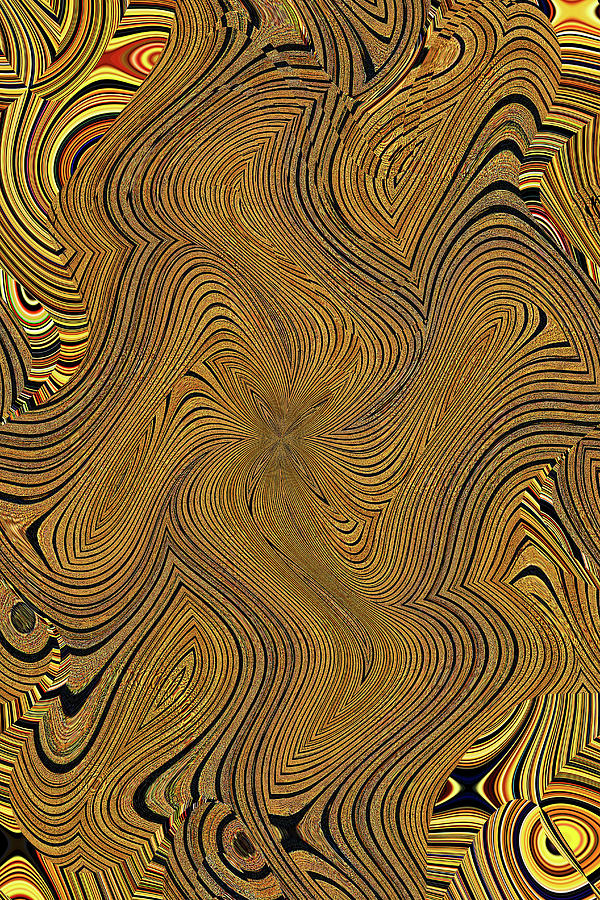 Wood Design, Abstract #3 Digital Art by Tom Janca