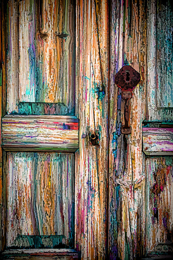 Wood Door DA Photograph by Kevin Anderson