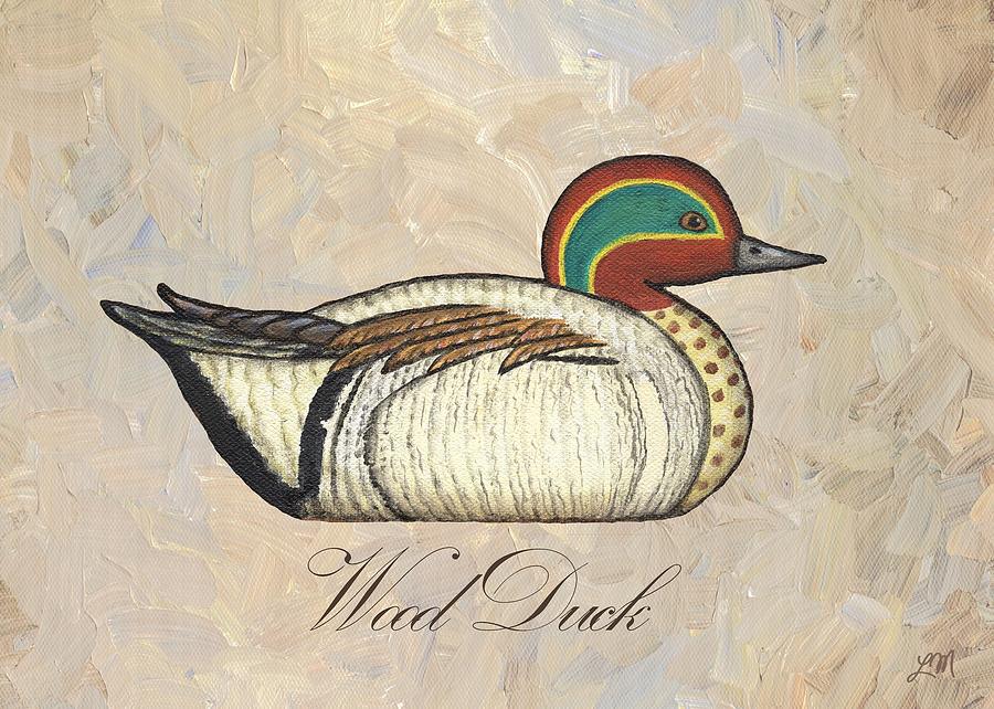 Duck Digital Art - Wood Duck by Linda Mears