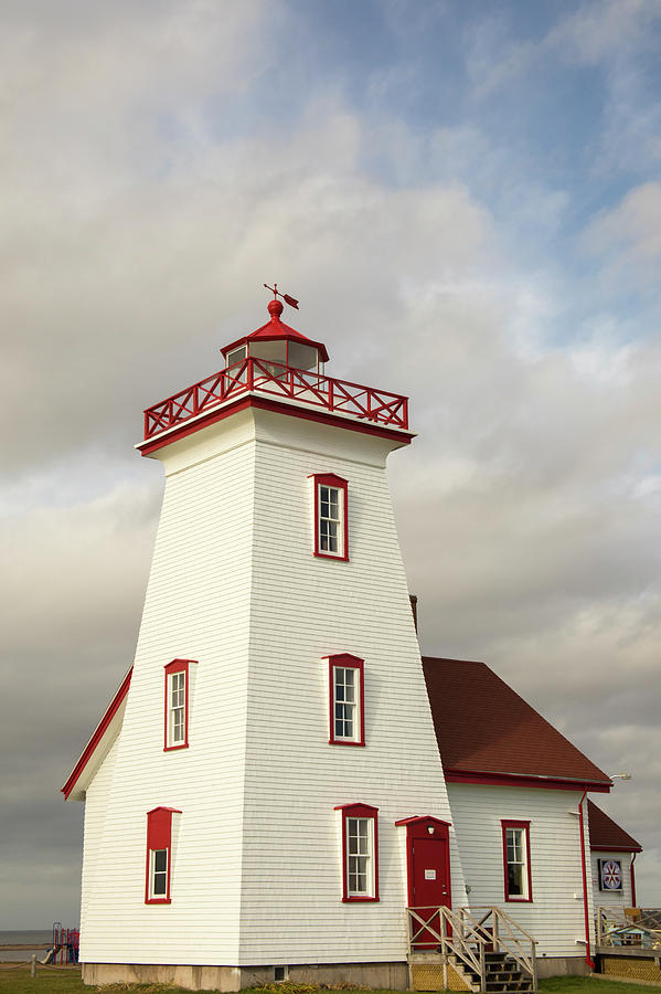 Wood Islands Lighthouse, PEI Photograph by Karen Foley