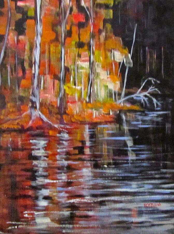 Wood Lake Painting by Barbara OToole