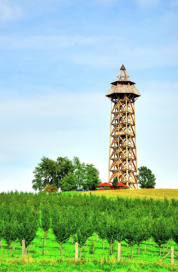 Wood observation tower Photograph by Hamik ArtS | Pixels