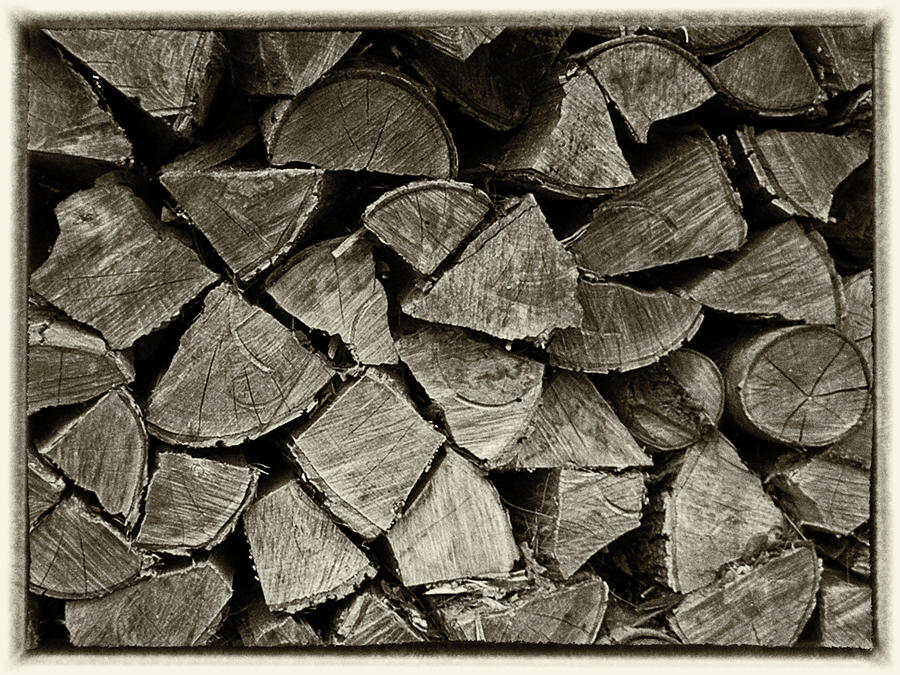 Wood Stack Photograph