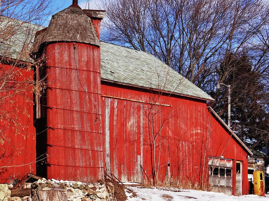 Wood Stave Silo Photograph by Linda McAlpine