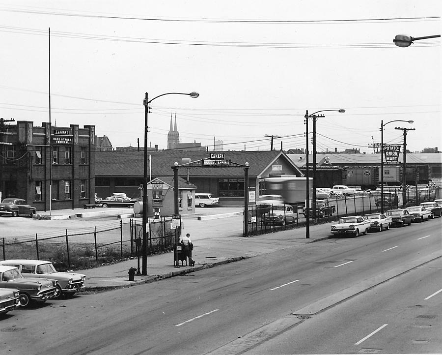 Wood Street Yard - 1959 Photograph by Chicago and North Western Historical Society