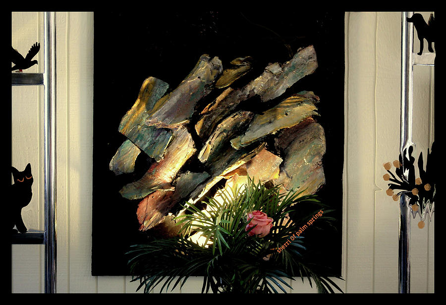 Wood Mixed Media - Woodsie Woo Makes A Come Back by Sherris - Of Palm Springs Wood Mixed Media - Woodsie Woo Makes A Come Back by Sherris - Of Palm Springs