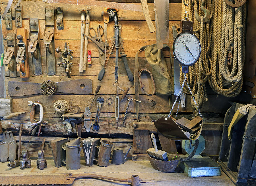 Wood Working Tools Photograph by Christopher McKenzie