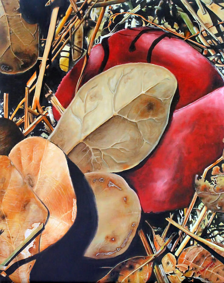 Woodbines Fall Painting by Melissa Herrin