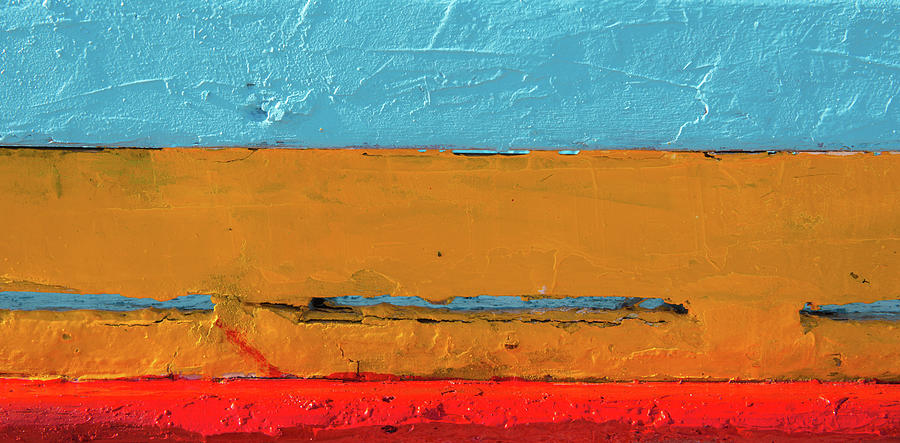 Blue Yellow and Red art Photograph by Michalakis Ppalis