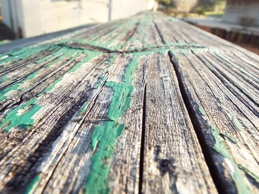 Wooden Bleachers Photograph by Shelby Boyle