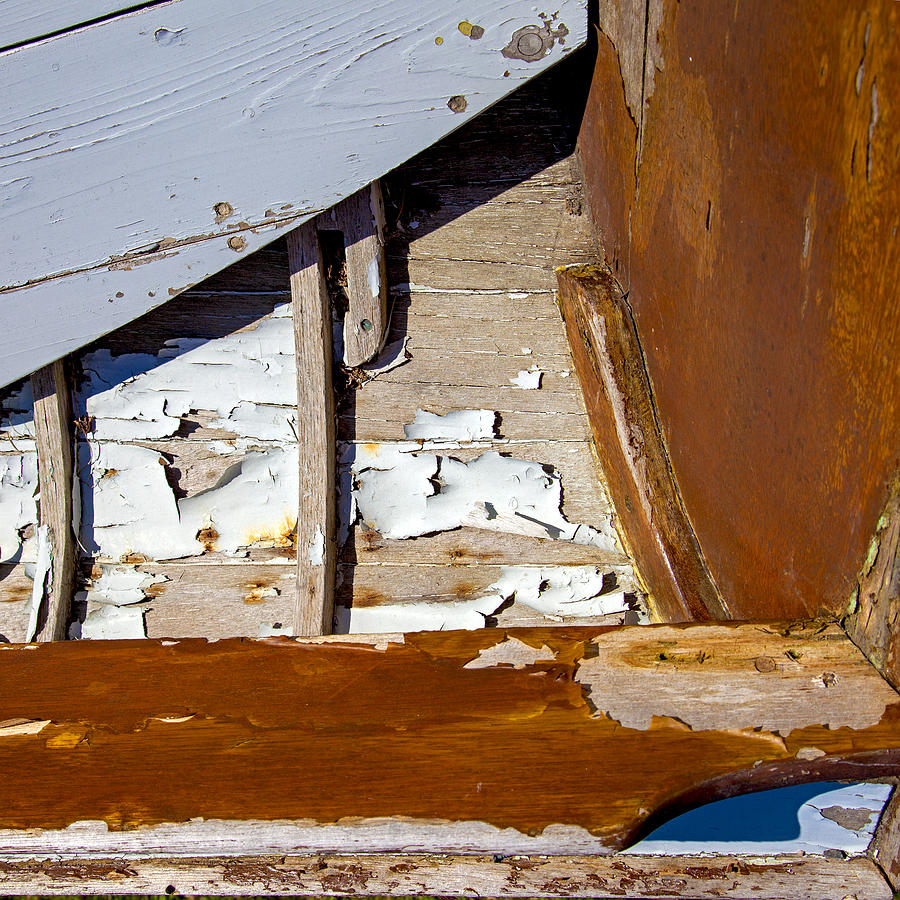 Wooden Boat Abstract 1 Photograph by Charles Harden