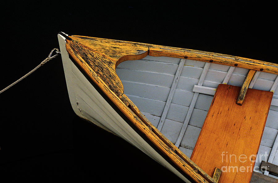 Wooden Boat Close-Up Photograph by Jim Corwin