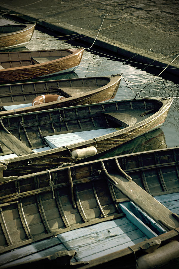 Boat Photograph - Wooden Boats by Joana Kruse