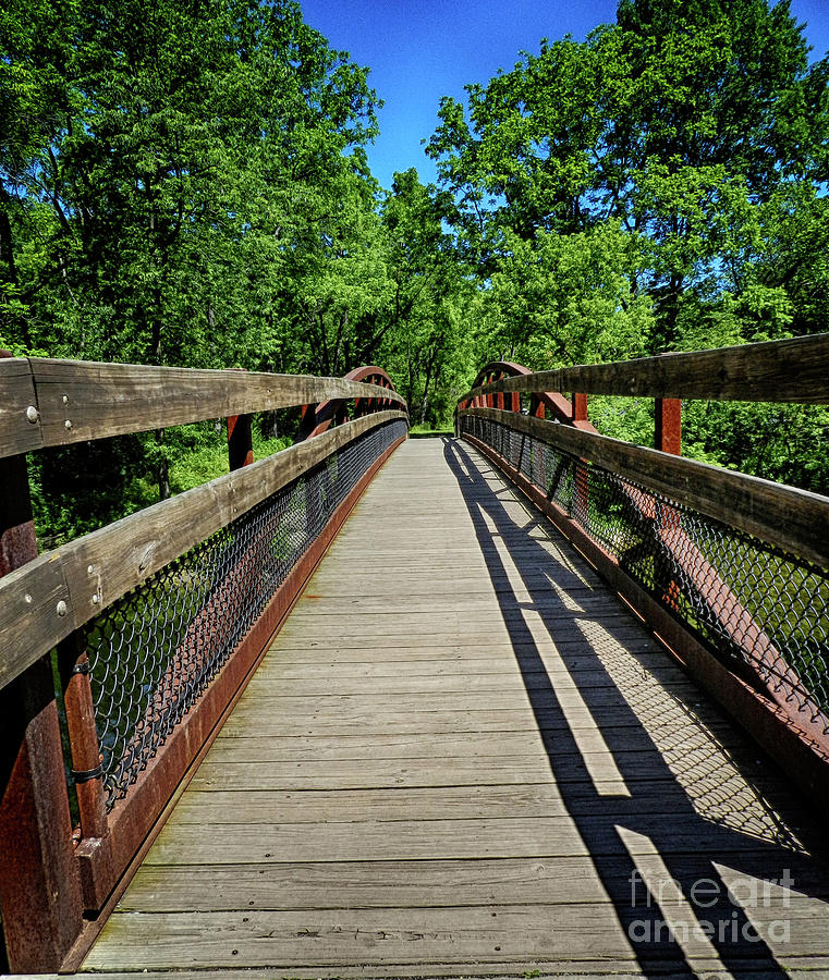 Wooden Bridge Photograph by Carol A Commins | Fine Art America