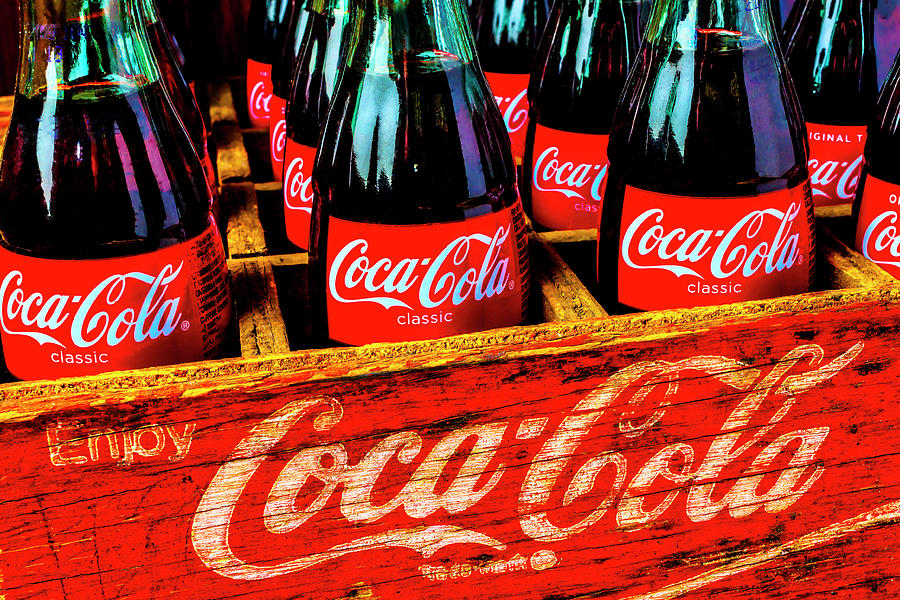 Wooden Crate Of Coca Cola Bottles Photograph by Garry Gay