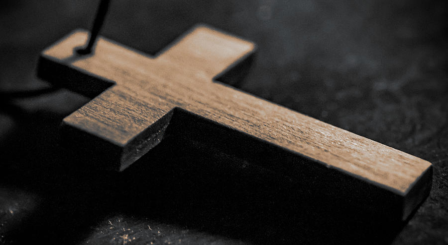 Wooden Cross Photograph by Lonnie Paulson
