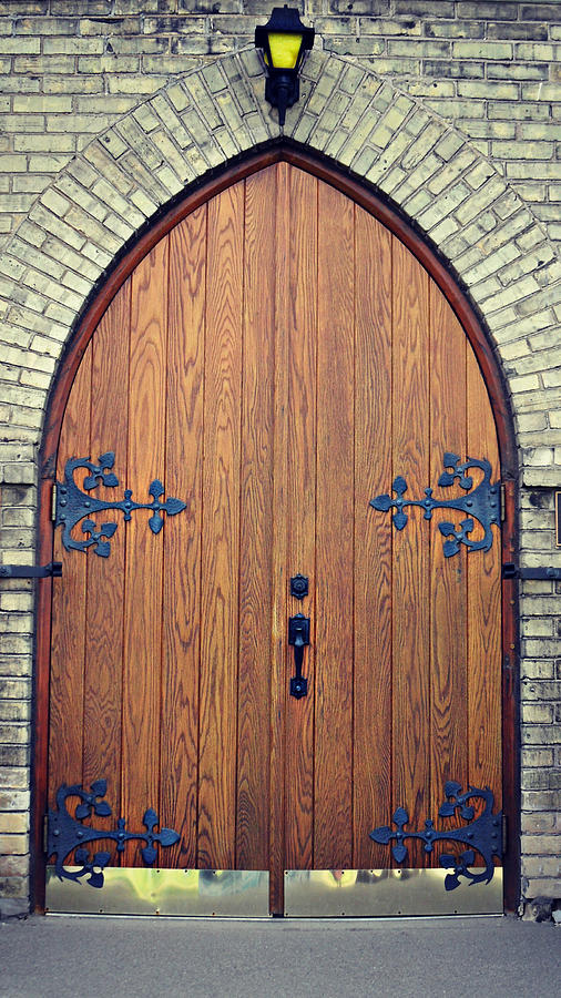 Wooden Door Photograph by Cyryn Fyrcyd