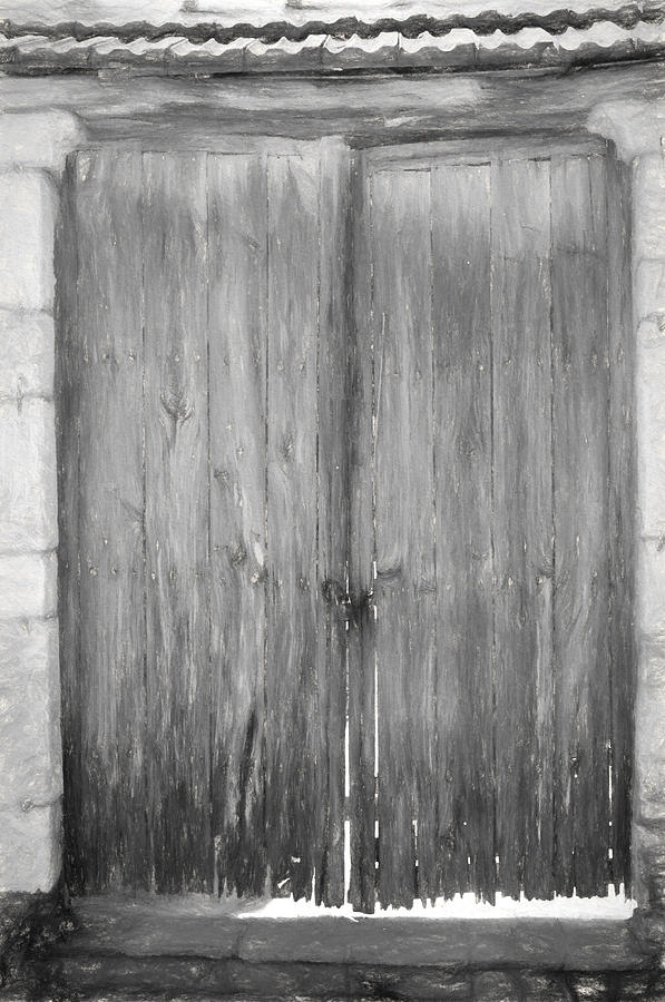 Wooden Doors Digital Art by Roy Pedersen