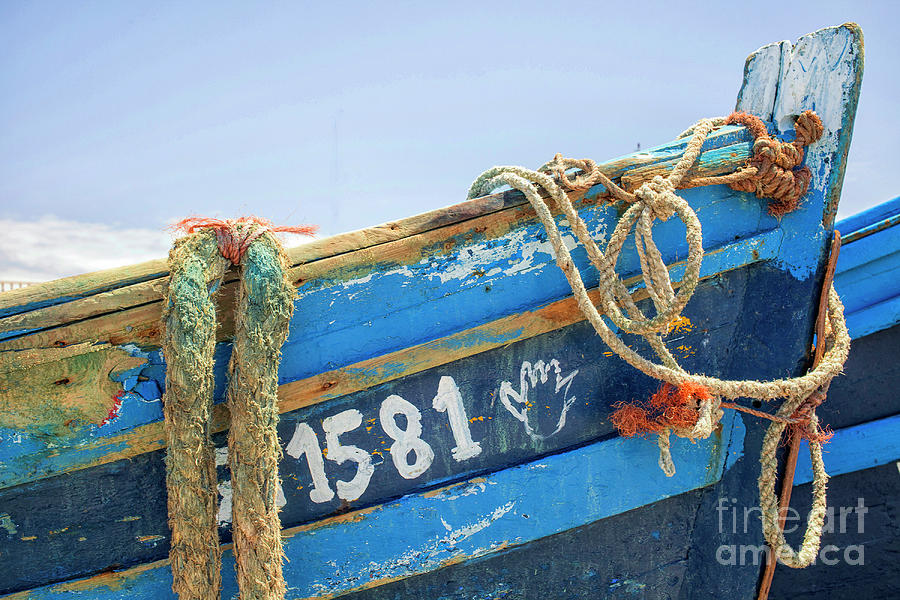 Wooden fishing boat Photograph by Patricia Hofmeester