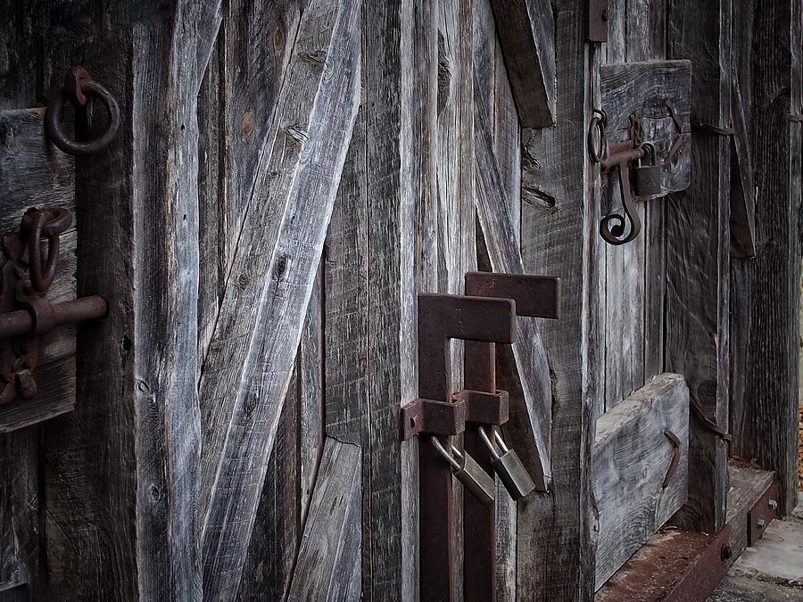 Wooden Gates and Iornwork  Photograph by Buck Buchanan