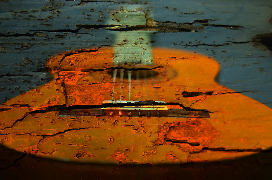 Wooden guitar Photograph by Ricardo Dominguez