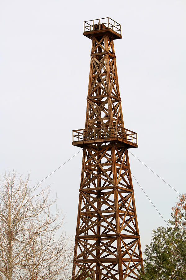 Oil Derrick Shape Unfinished Wood Cutouts Variety of Sizes