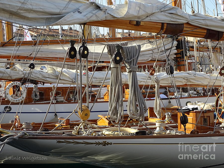 Wooden Sailing Yachts Photograph by Lainie Wrightson