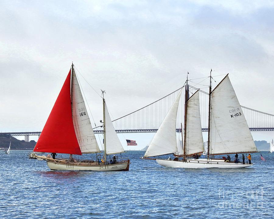 Wooden Ships on the Water Photograph by Scott Cameron