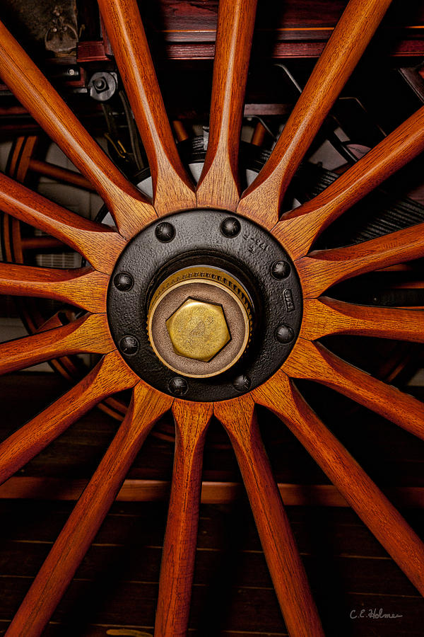 Wooden Spokes Photograph by Christopher Holmes