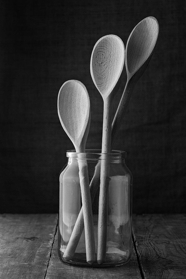 Wooden Spoons in Jar Photograph by Ian Barber Fine Art America